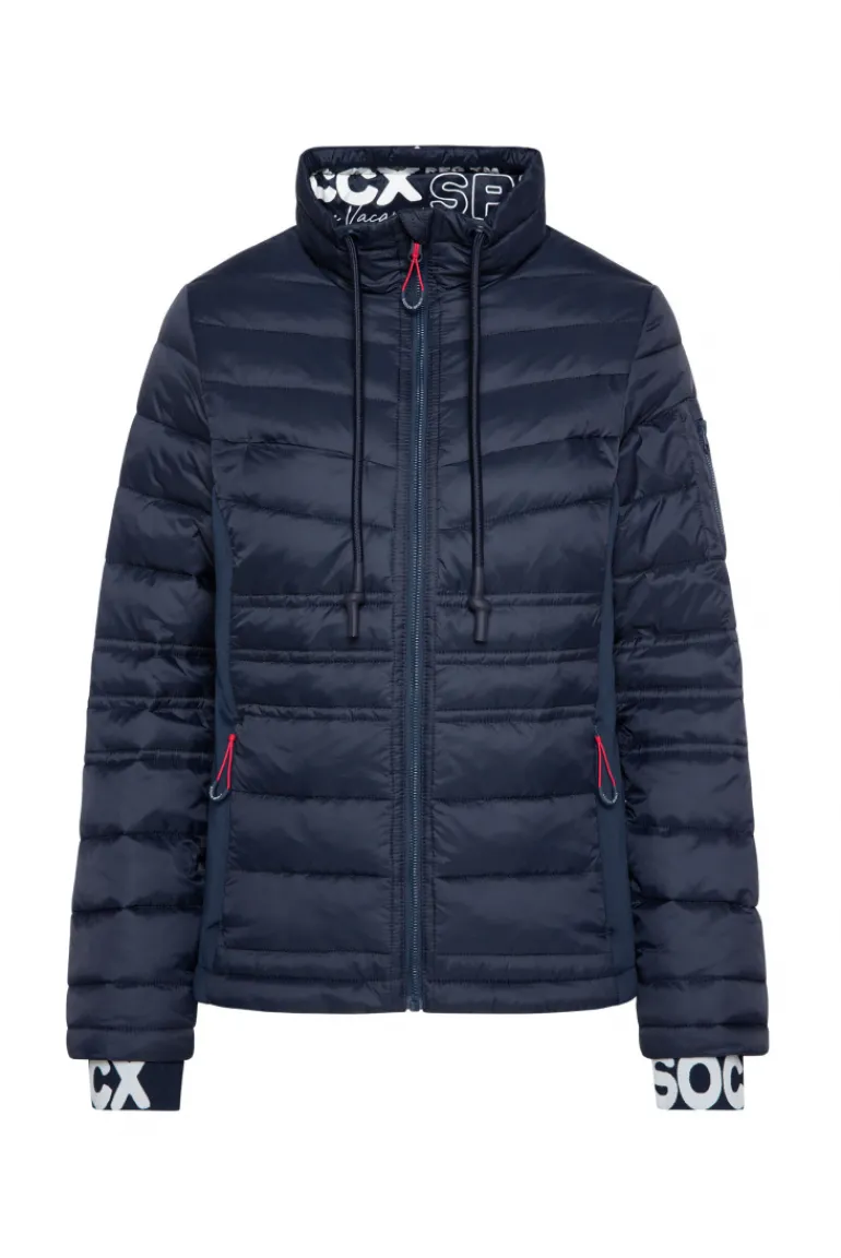 Discount CAMP DAVID & SOCCX Steppjacke im Ski-Design blue navy bluenavy