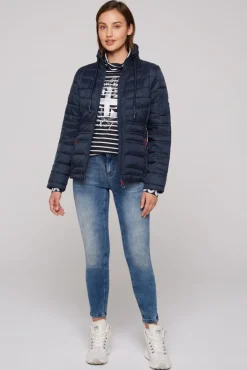 Discount CAMP DAVID & SOCCX Steppjacke im Ski-Design blue navy bluenavy