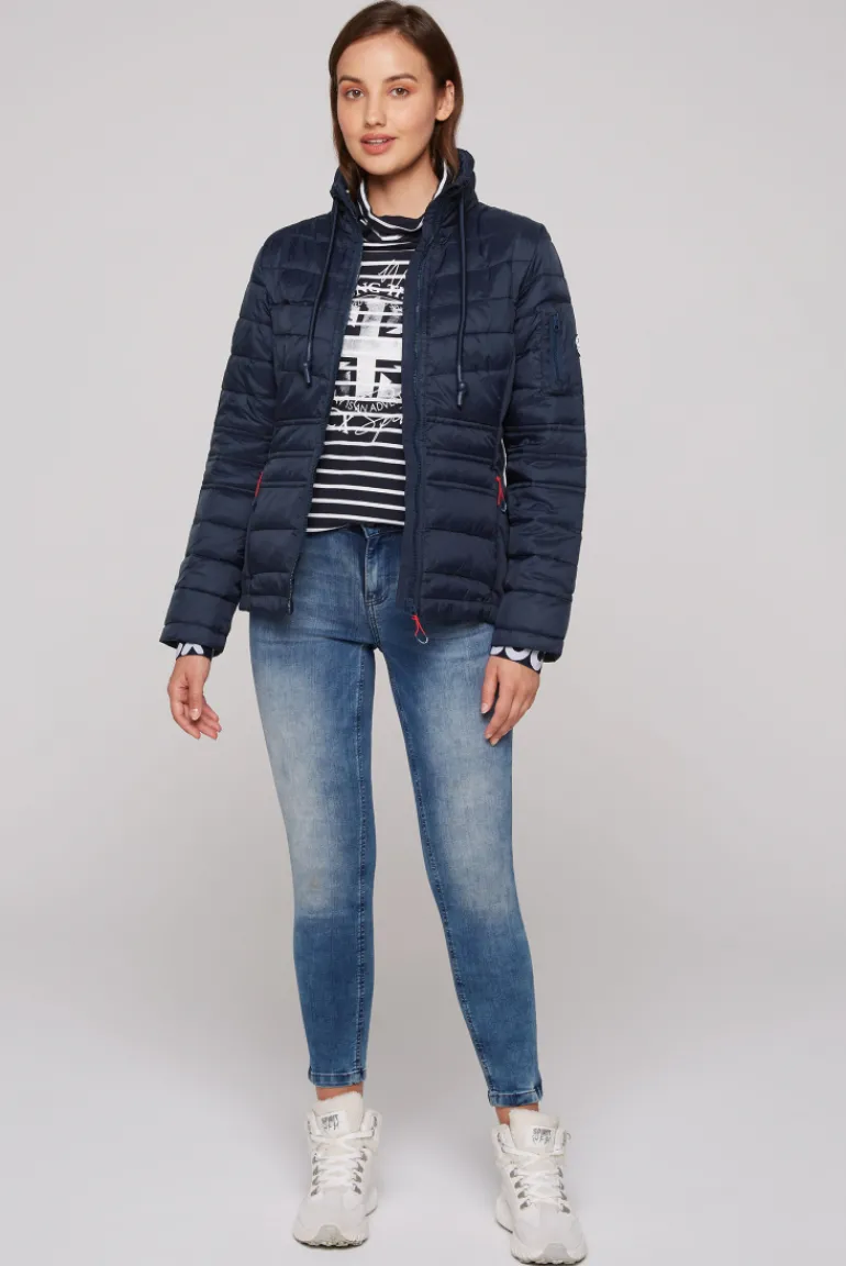 Discount CAMP DAVID & SOCCX Steppjacke im Ski-Design blue navy bluenavy