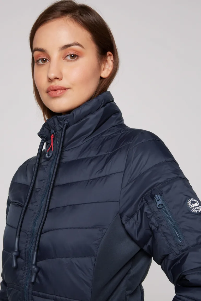 Discount CAMP DAVID & SOCCX Steppjacke im Ski-Design blue navy bluenavy