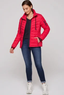 Shop CAMP DAVID & SOCCX Steppjacke im Ski-Design clear red clearred