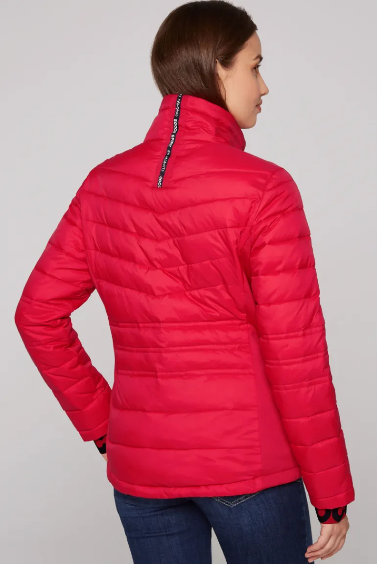 Shop CAMP DAVID & SOCCX Steppjacke im Ski-Design clear red clearred
