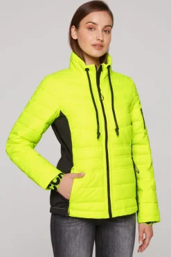 Store CAMP DAVID & SOCCX Steppjacke im Ski-Design yellow lime yellowlime