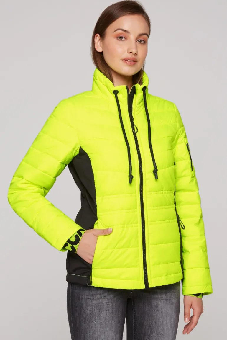 Store CAMP DAVID & SOCCX Steppjacke im Ski-Design yellow lime yellowlime