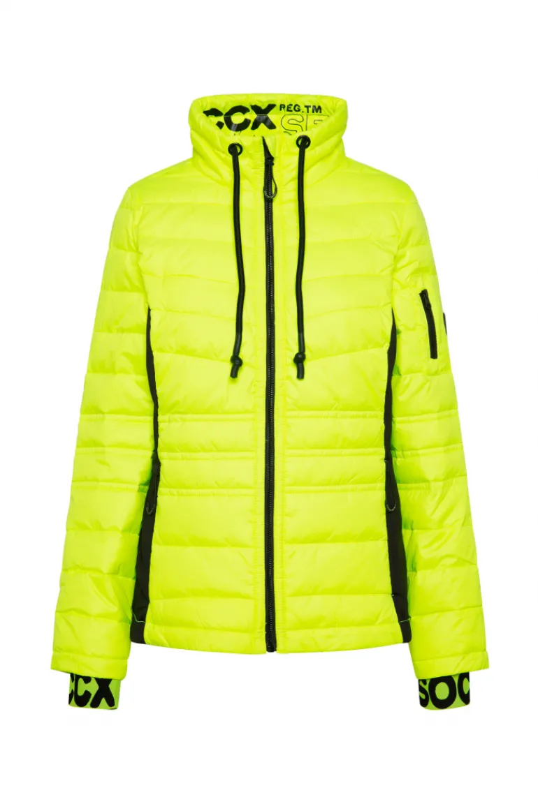 Store CAMP DAVID & SOCCX Steppjacke im Ski-Design yellow lime yellowlime