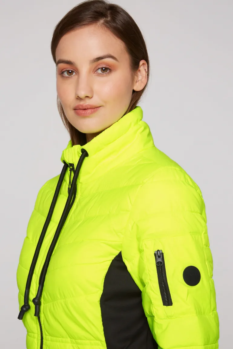 Store CAMP DAVID & SOCCX Steppjacke im Ski-Design yellow lime yellowlime