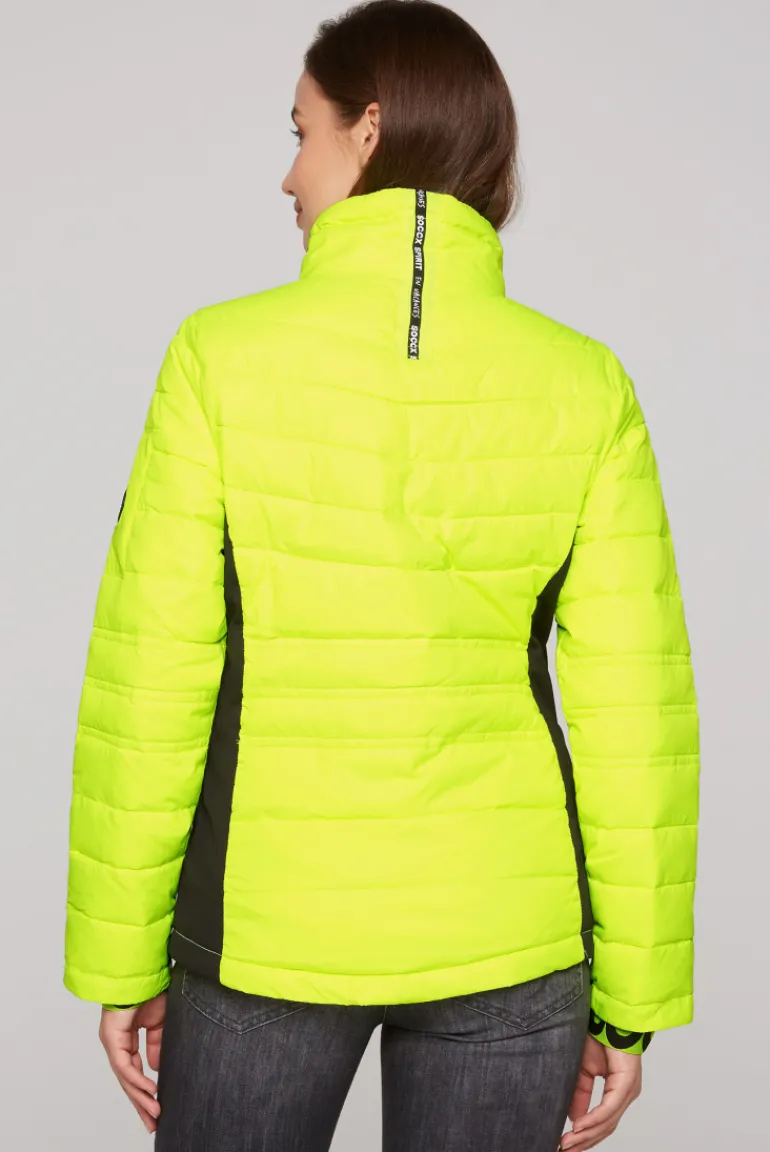 Store CAMP DAVID & SOCCX Steppjacke im Ski-Design yellow lime yellowlime