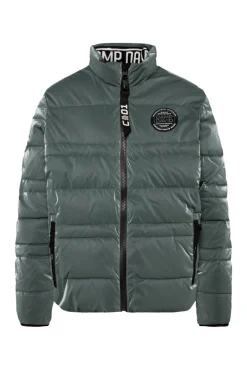 Best CAMP DAVID & SOCCX Steppjacke mit Coating und Zip-Anhänger khale green khalegreen