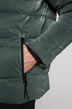 Best CAMP DAVID & SOCCX Steppjacke mit Coating und Zip-Anhänger khale green khalegreen