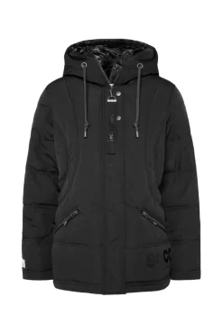 Outlet CAMP DAVID & SOCCX Steppjacke mit Kapuzen-Layering black