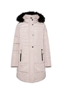 Flash Sale CAMP DAVID & SOCCX Stepp-Parka mit abtrennbarer Kapuze und Kunstfell light beige lightbeige