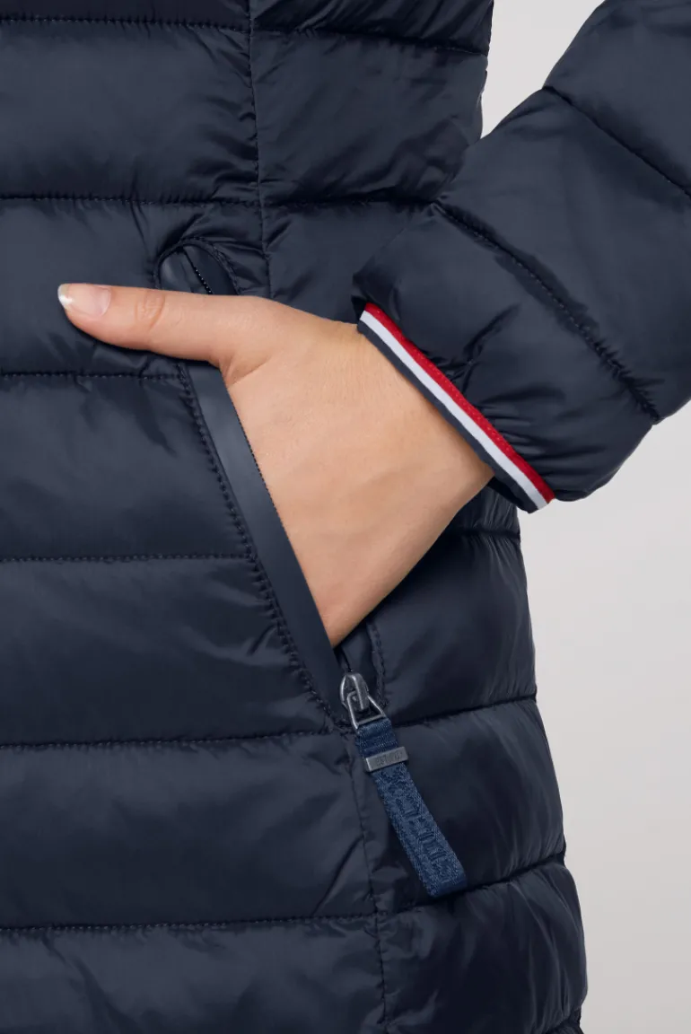 Hot CAMP DAVID & SOCCX Stepp-Parka mit Kapuze und Rücken-Print blue navy bluenavy