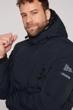 Best Sale CAMP DAVID & SOCCX Stepp-Parka mit Kapuzen-Layering blue navy bluenavy