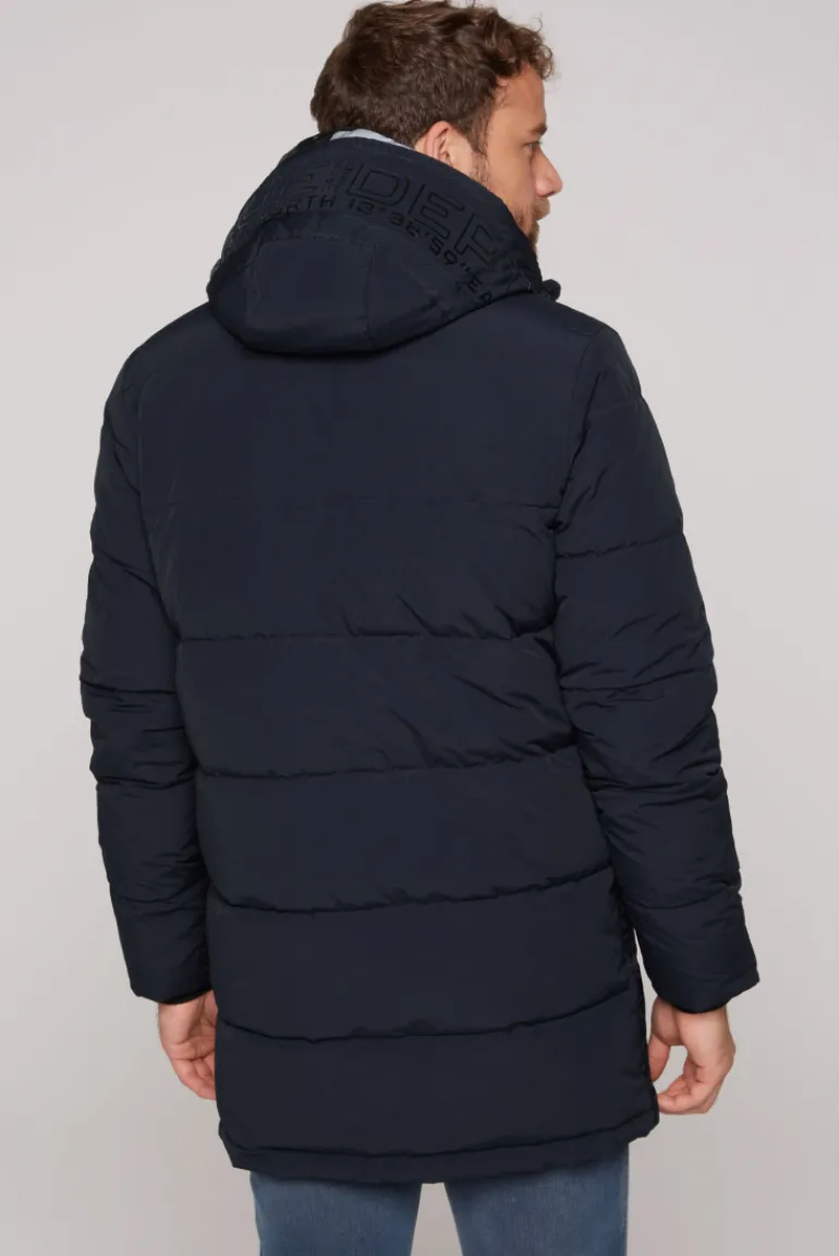 Best Sale CAMP DAVID & SOCCX Stepp-Parka mit Kapuzen-Layering blue navy bluenavy