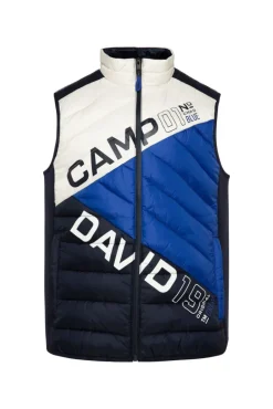 Sale CAMP DAVID & SOCCX Steppweste mit Colour-Blocking kitt