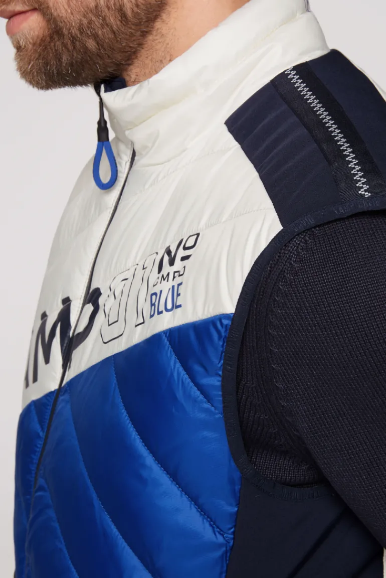 Sale CAMP DAVID & SOCCX Steppweste mit Colour-Blocking kitt