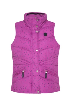 Hot CAMP DAVID & SOCCX Steppweste mit filigranem All Over Print iced berry icedberry