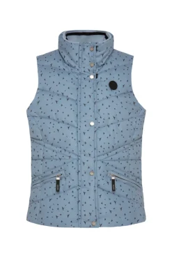 Best CAMP DAVID & SOCCX Steppweste mit filigranem All Over Print cool grey coolgrey