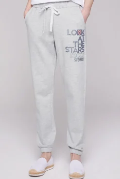 Flash Sale CAMP DAVID & SOCCX Sweathose mit Glitter Print grey melange | XXL greymelange