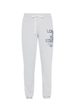 Flash Sale CAMP DAVID & SOCCX Sweathose mit Glitter Print grey melange | XXL greymelange