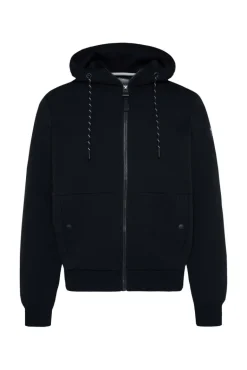 Shop CAMP DAVID & SOCCX Sweatjacke aus Interlock mit Kapuze blue navy bluenavy