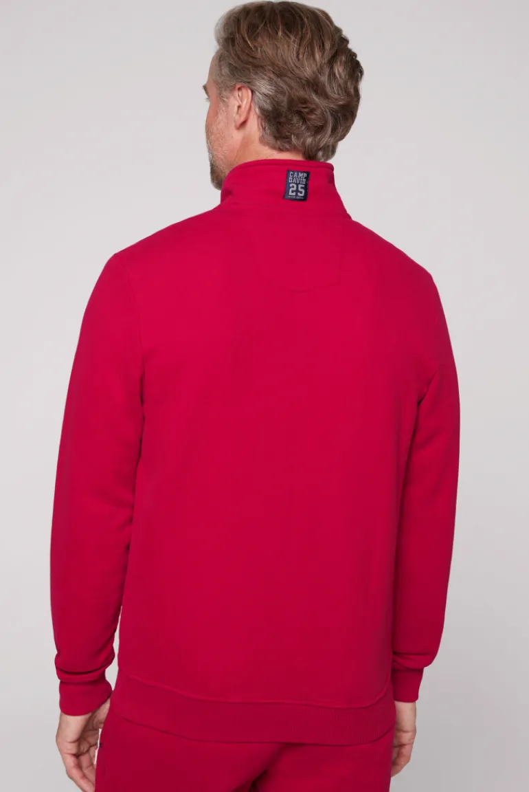 Cheap CAMP DAVID & SOCCX Sweatjacke mit Artwork im Retro-Style royal red royalred