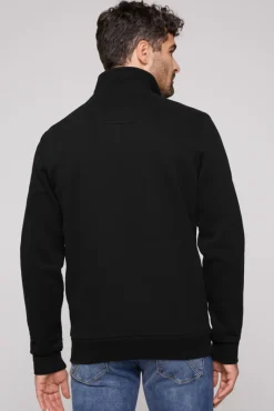 Cheap CAMP DAVID & SOCCX Sweatjacke mit Logo Artwork black