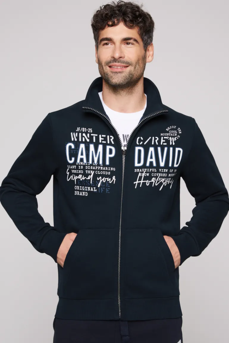 Online CAMP DAVID & SOCCX Sweatjacke mit Logo Artwork blue navy bluenavy