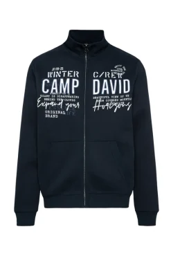 Online CAMP DAVID & SOCCX Sweatjacke mit Logo Artwork blue navy bluenavy