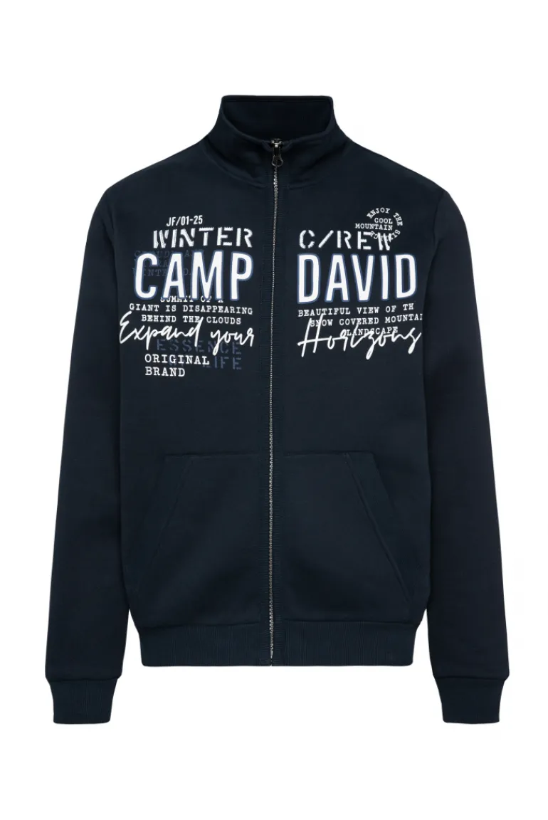Online CAMP DAVID & SOCCX Sweatjacke mit Logo Artwork blue navy bluenavy