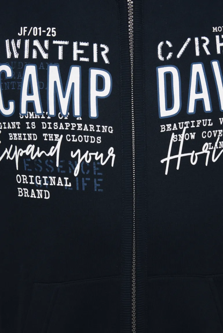 Online CAMP DAVID & SOCCX Sweatjacke mit Logo Artwork blue navy bluenavy