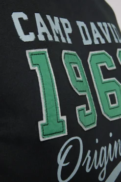 Clearance CAMP DAVID & SOCCX Sweatshirt mit Artwork im Retro-Style black
