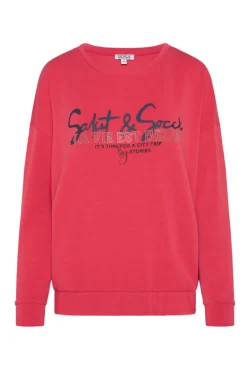 Shop CAMP DAVID & SOCCX Sweatshirt mit Gummizugsaum pinky red pinkyred