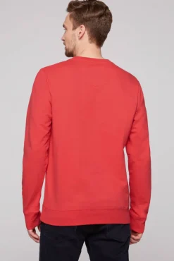 Discount CAMP DAVID & SOCCX Sweatshirt mit Logo Print skipper red skipperred