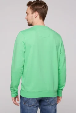 Sale CAMP DAVID & SOCCX Sweatshirt mit Logo Print regatta green regattagreen