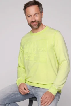 Outlet CAMP DAVID & SOCCX Sweatshirt mit Prägedruck poison ivy poisonivy