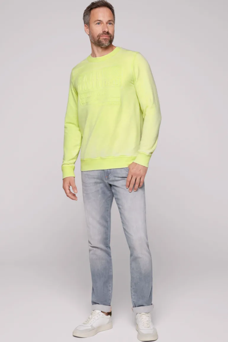 Outlet CAMP DAVID & SOCCX Sweatshirt mit Prägedruck poison ivy poisonivy