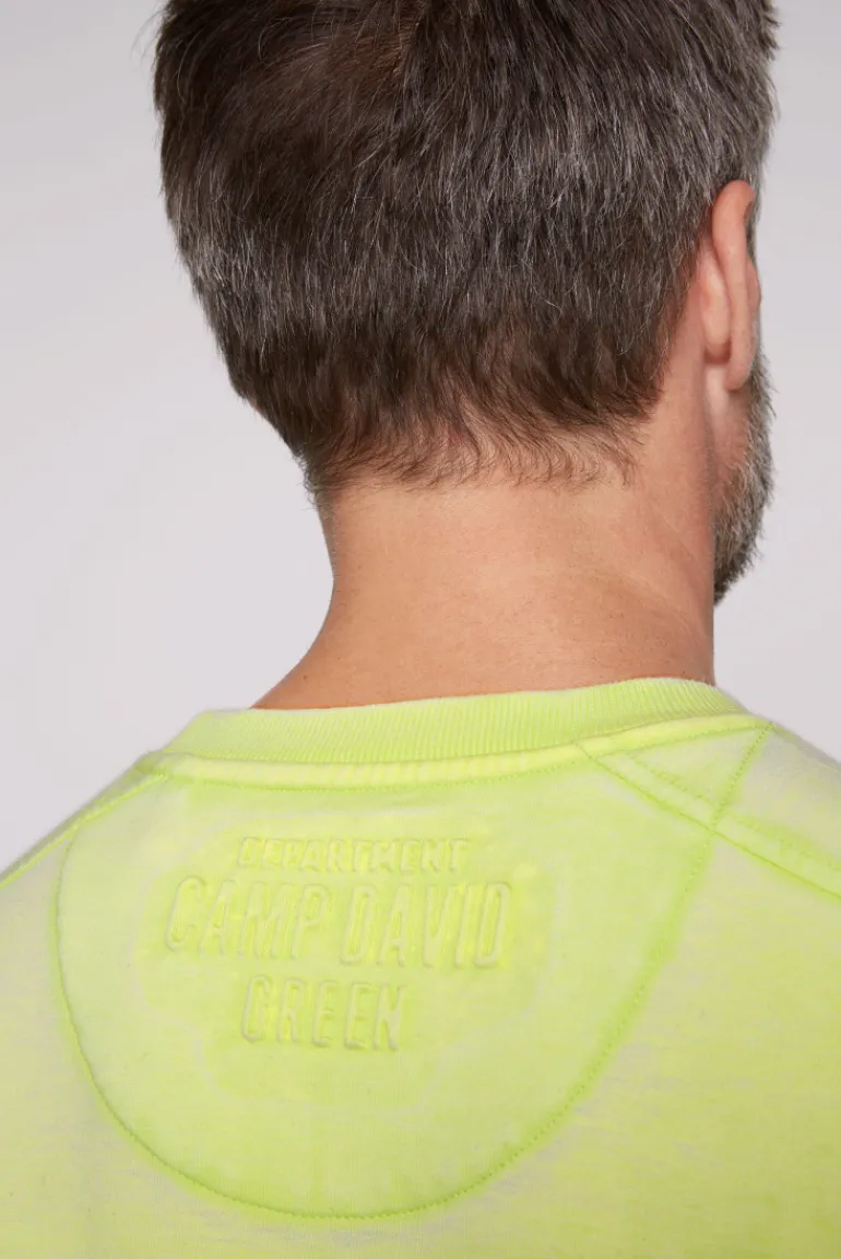 Outlet CAMP DAVID & SOCCX Sweatshirt mit Prägedruck poison ivy poisonivy