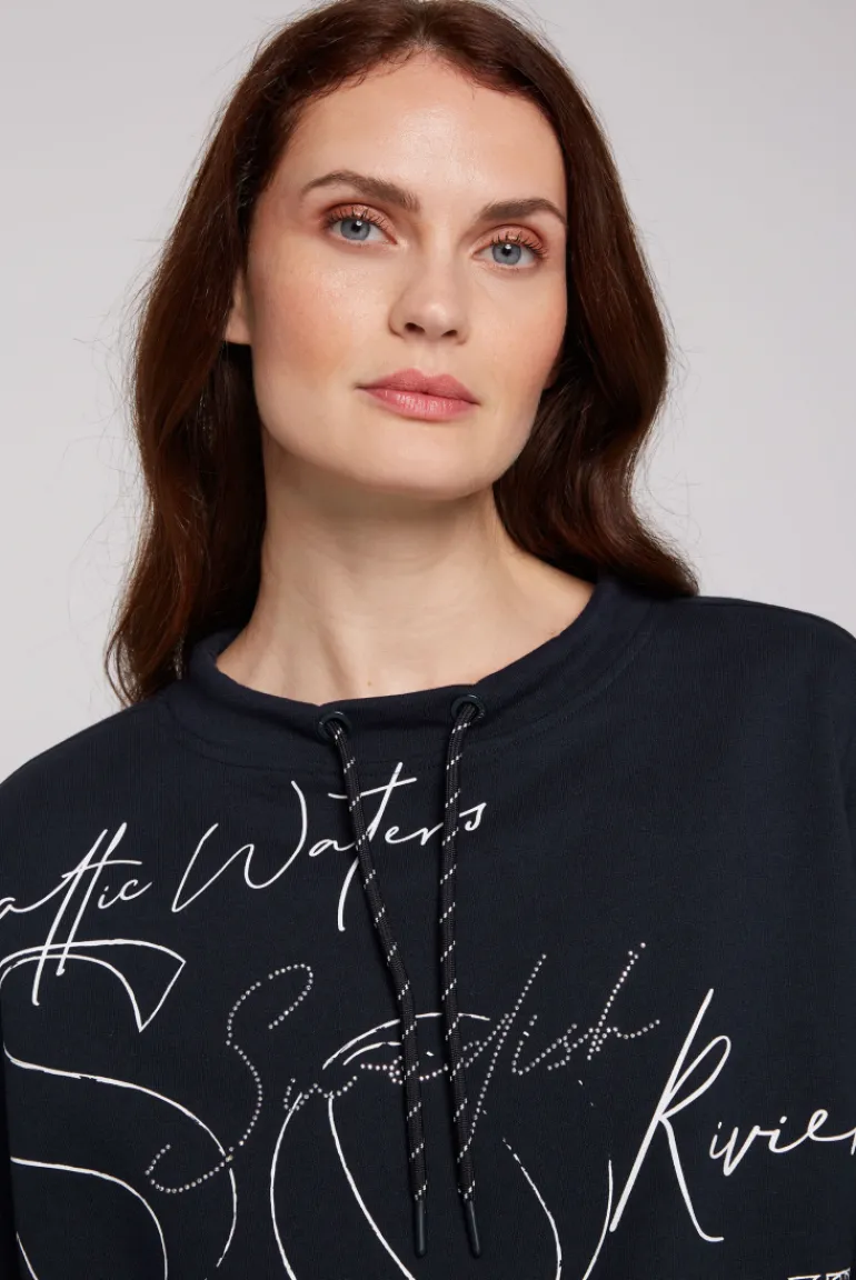Store CAMP DAVID & SOCCX Sweatshirt mit 3/4-Ärmeln und Artwork blue navy bluenavy