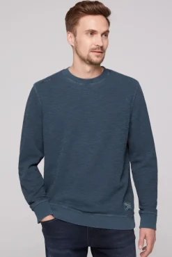 New CAMP DAVID & SOCCX Sweatshirt mit Used-Waschung blue navy bluenavy