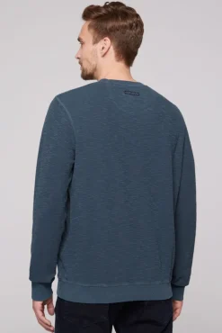 New CAMP DAVID & SOCCX Sweatshirt mit Used-Waschung blue navy bluenavy