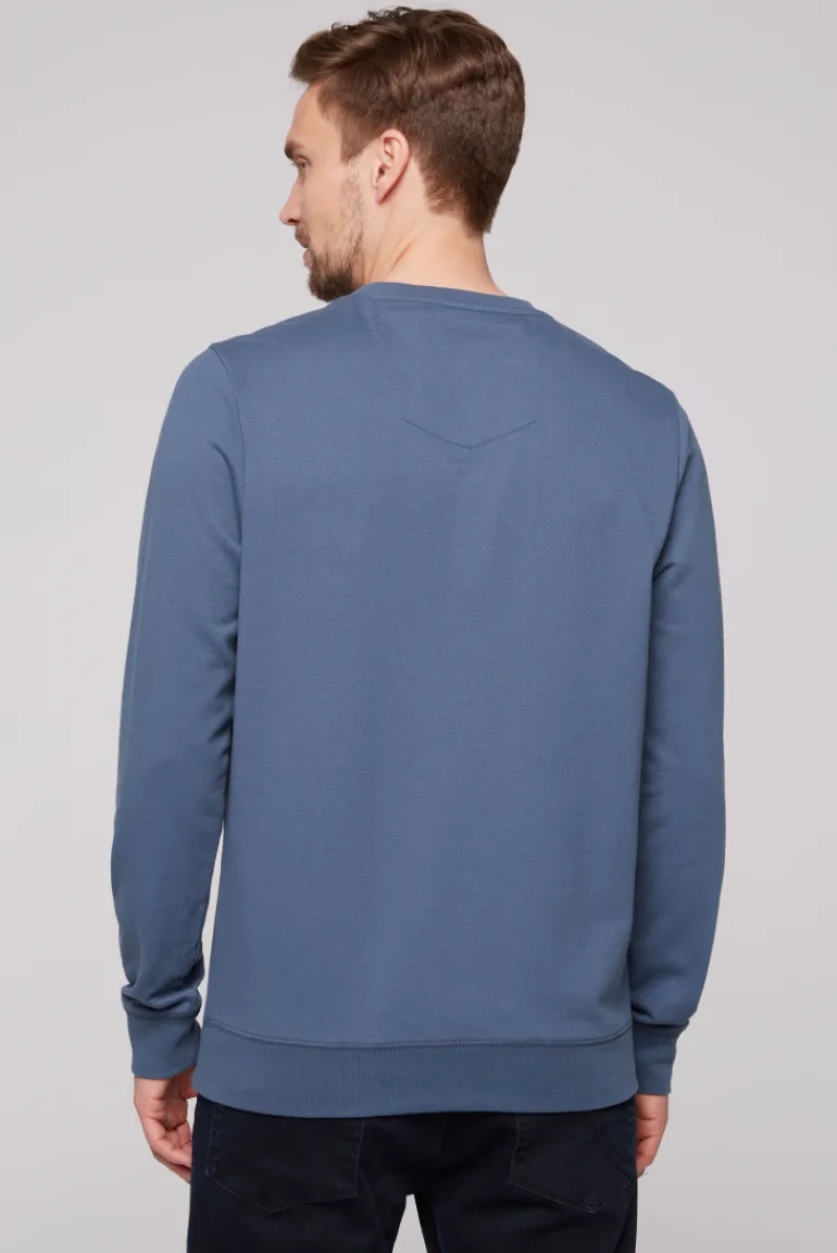New CAMP DAVID & SOCCX Sweatshirt mit Wording Print blue haze | S bluehaze