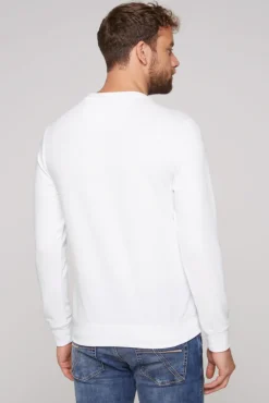 Best CAMP DAVID & SOCCX Sweatshirt mit Wording Print opticwhite
