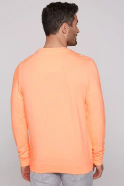 Online CAMP DAVID & SOCCX Sweatshirt mit Wording Print speed orange speedorange