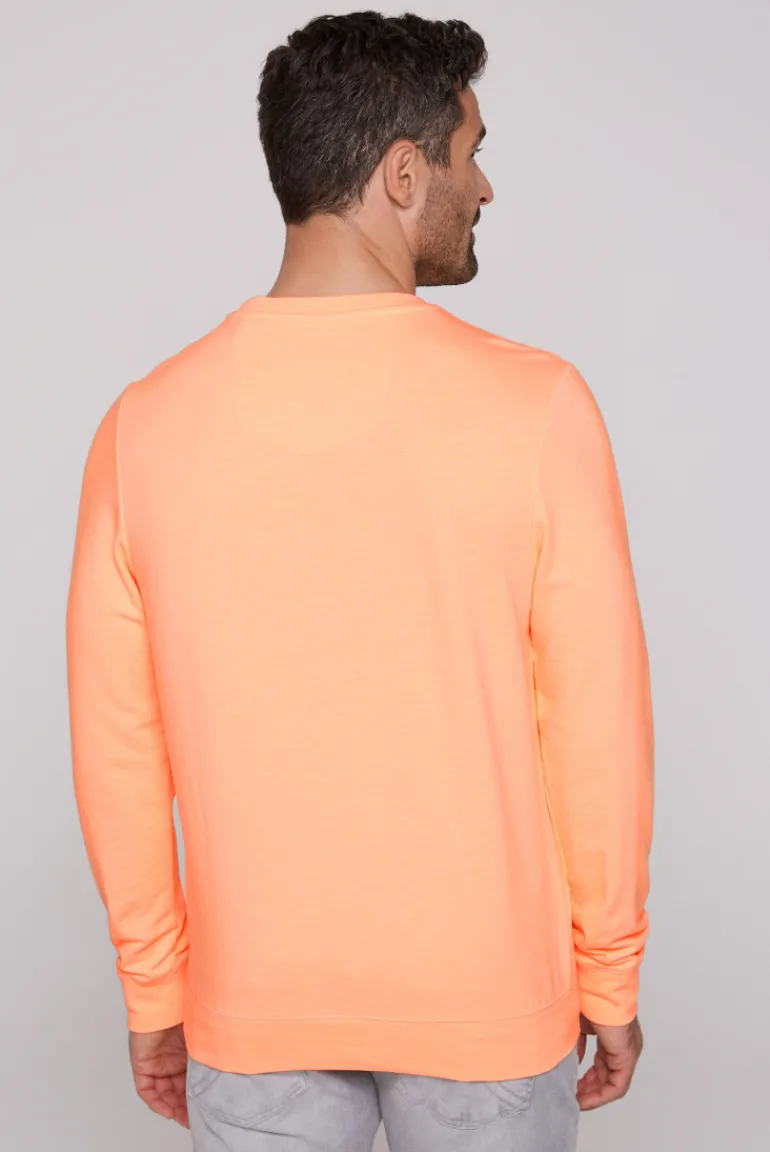 Online CAMP DAVID & SOCCX Sweatshirt mit Wording Print speed orange speedorange