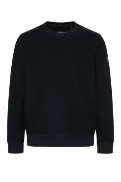 Fashion CAMP DAVID & SOCCX Sweatshirt Reversed mit Patch-Print blue navy bluenavy