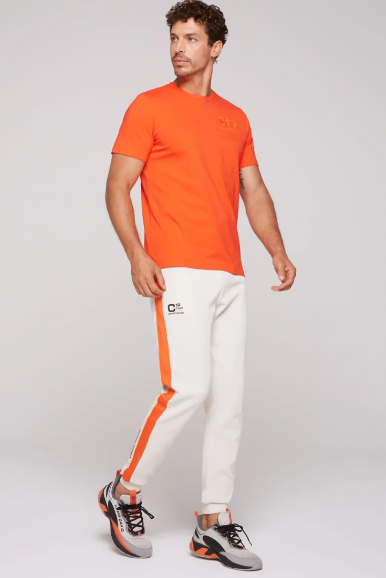 Discount CAMP DAVID & SOCCX Trainingshose mit Seitentapes shell