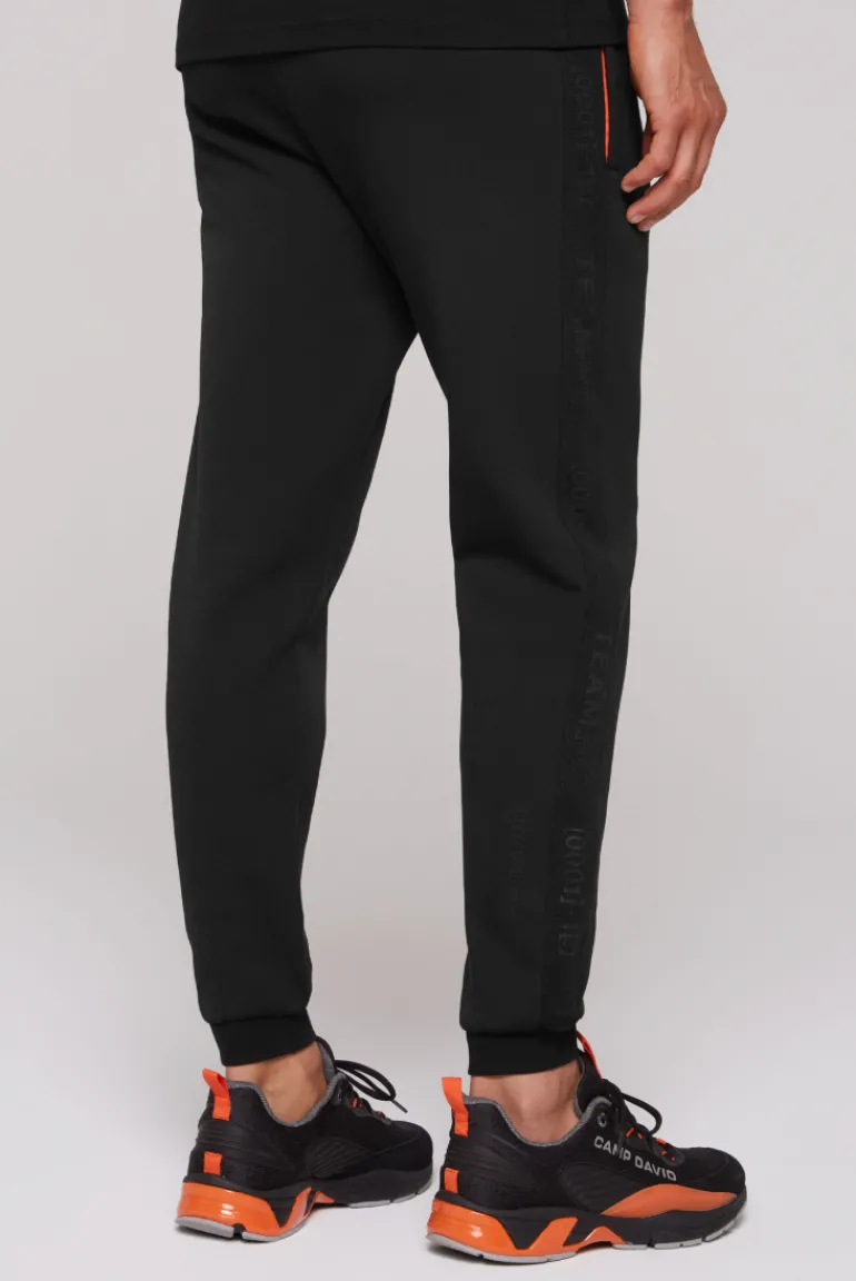 Fashion CAMP DAVID & SOCCX Trainingshose mit Seitentapes black