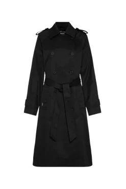New CAMP DAVID & SOCCX Trenchcoat mit Bindegürtel black