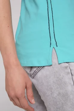 Cheap CAMP DAVID & SOCCX Trägershirt mit offenem Rundhalsausschnitt lagoon blue lagoonblue